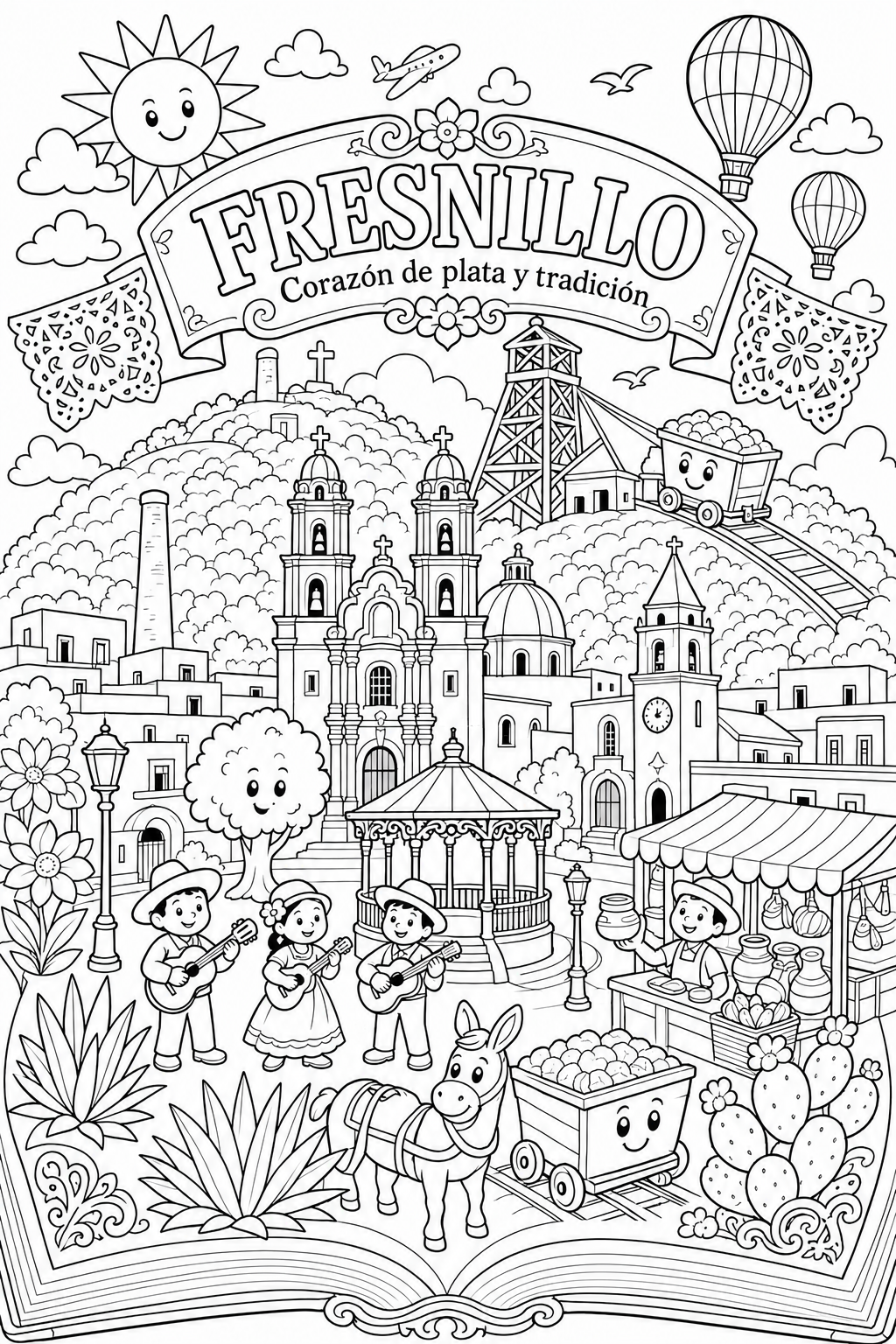 Mandala Infantil Fresnillo, Zac