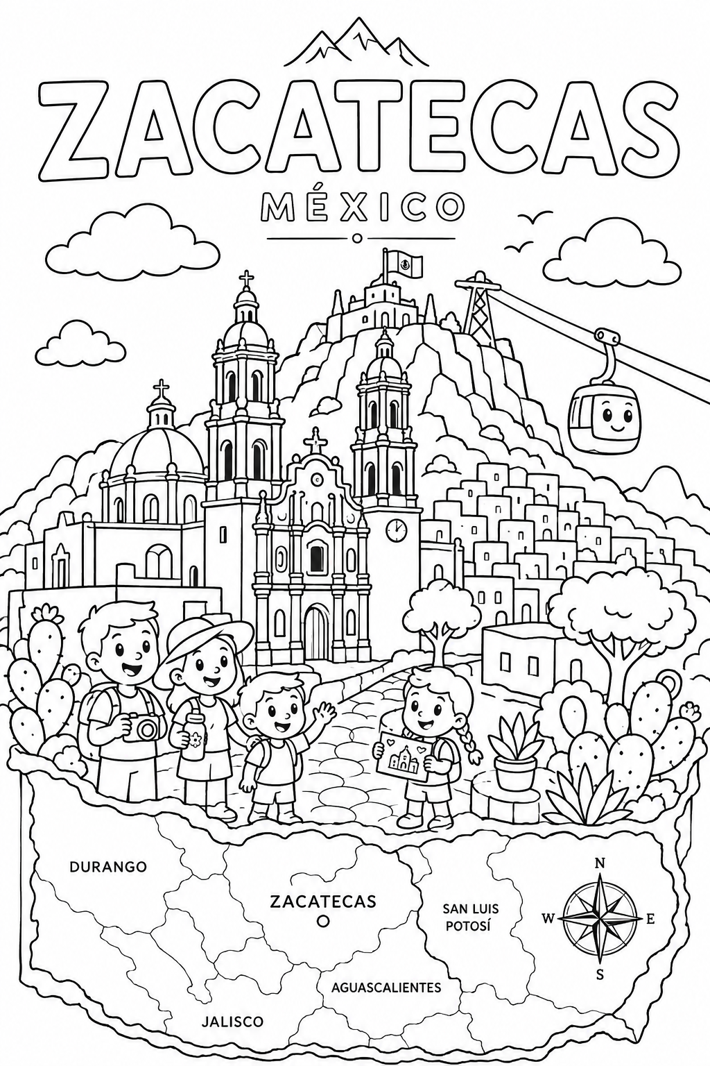 Mandala Infantil Zacatecas