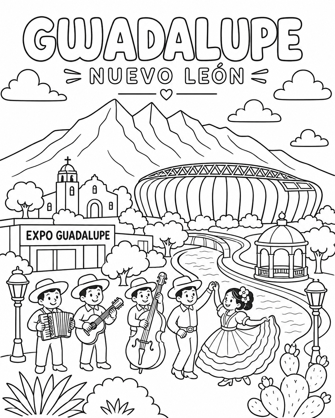 Mandala Infantil Guadalupe