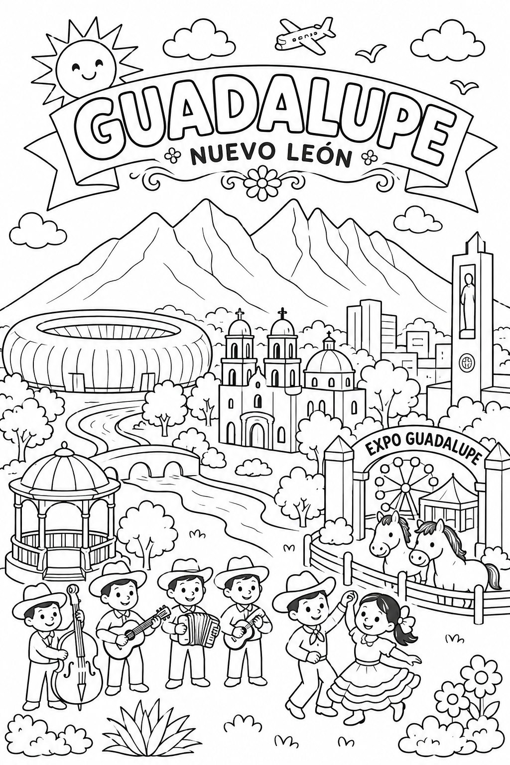 Mandala Infantil Guadalupe