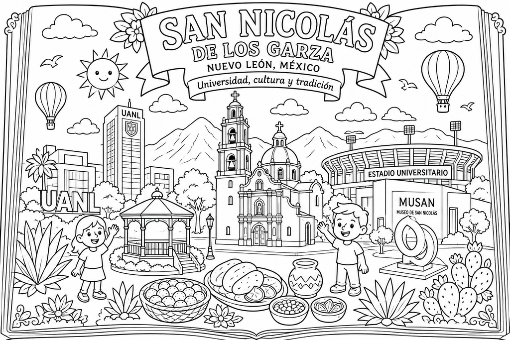 Mandala Infantil San Nicolás de los Garza