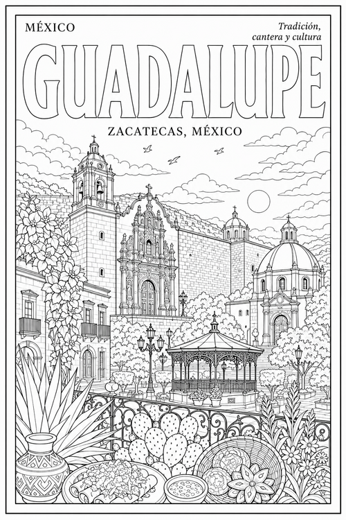 Mandala Adultos Guadalupe, Zac