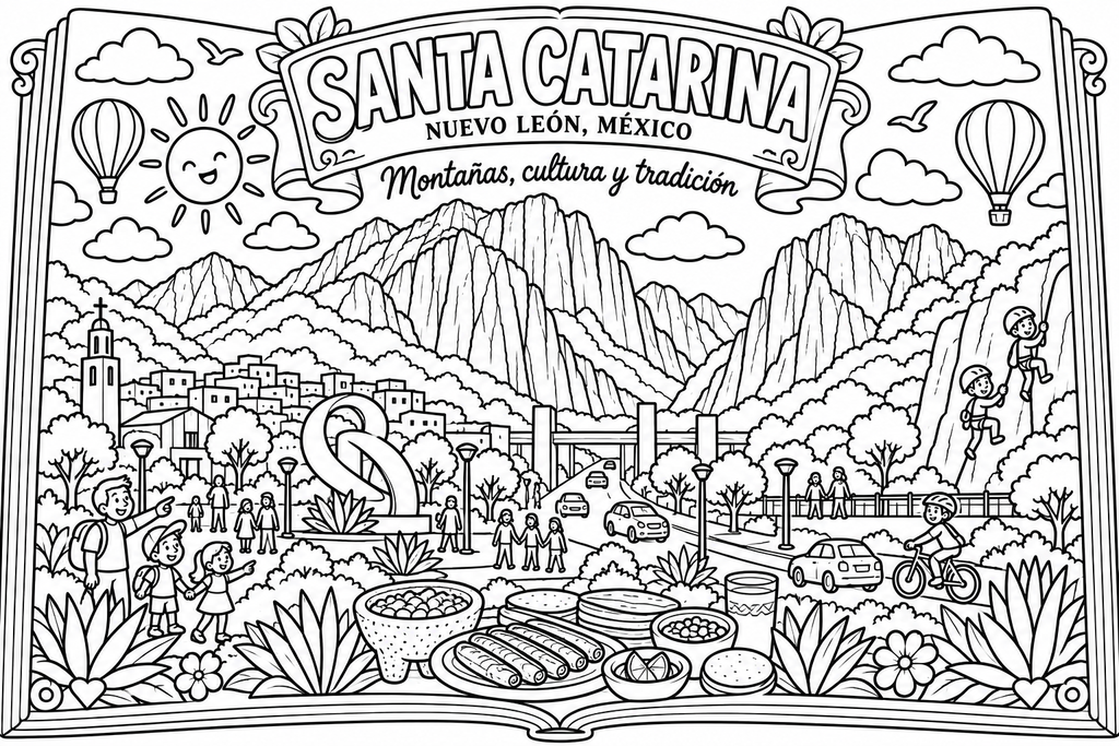Mandala Infantil Santa Catarina