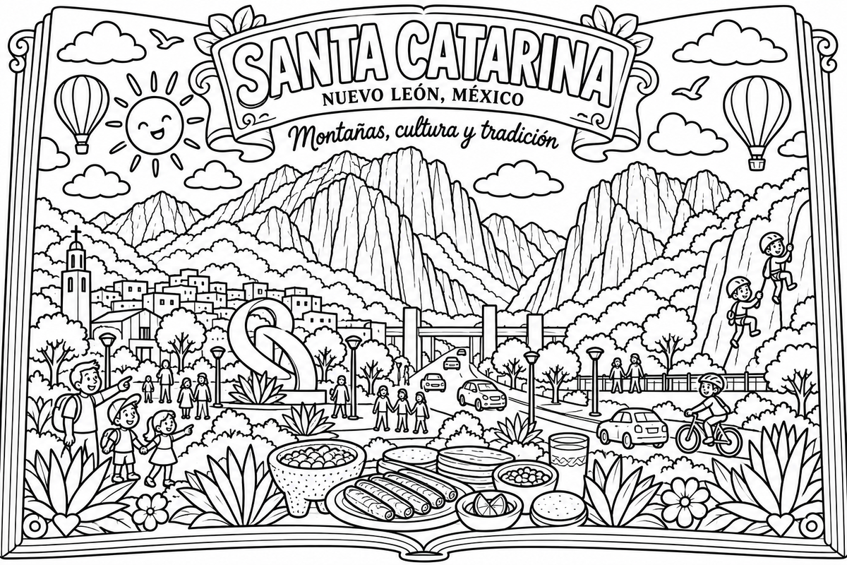 Mandala Infantil Santa Catarina